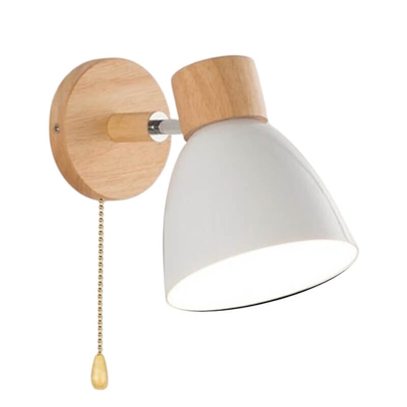 Arandela de Parede com Detalhes em Madeira - WoodLight