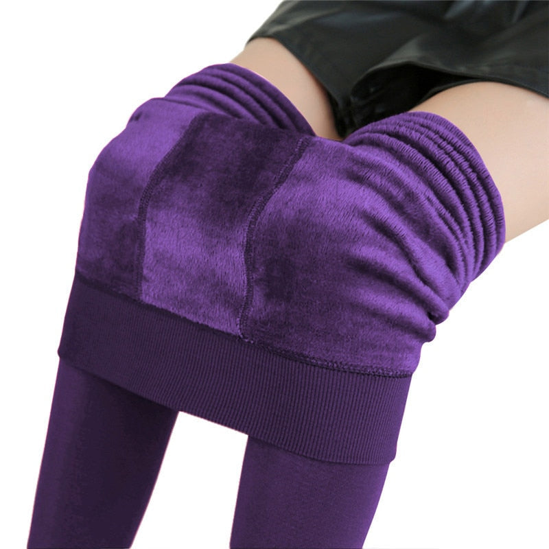 Calça Legging com Forro em Veludo Quente para Inverno HotLegging - Coleção 2022