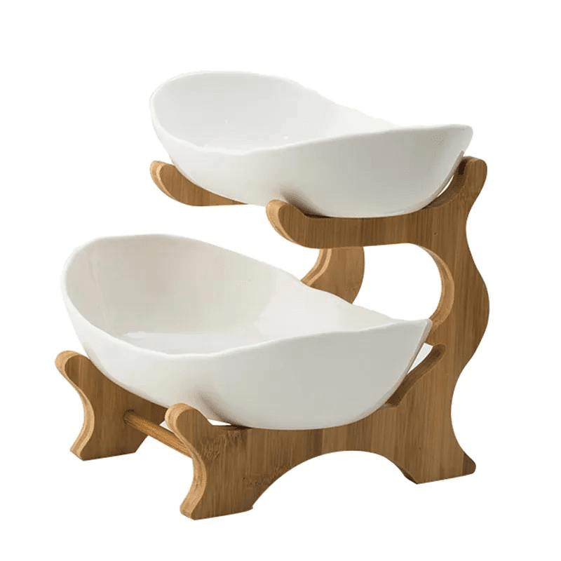 Fruteira de Mesa em Bambu de 1 a 3 Andares - Modern Fruit