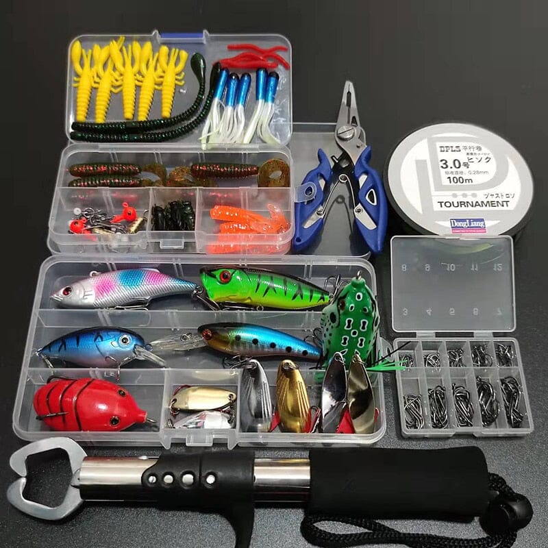 Kit Profissional Completo de Pescaria 165 Peças - FishBox