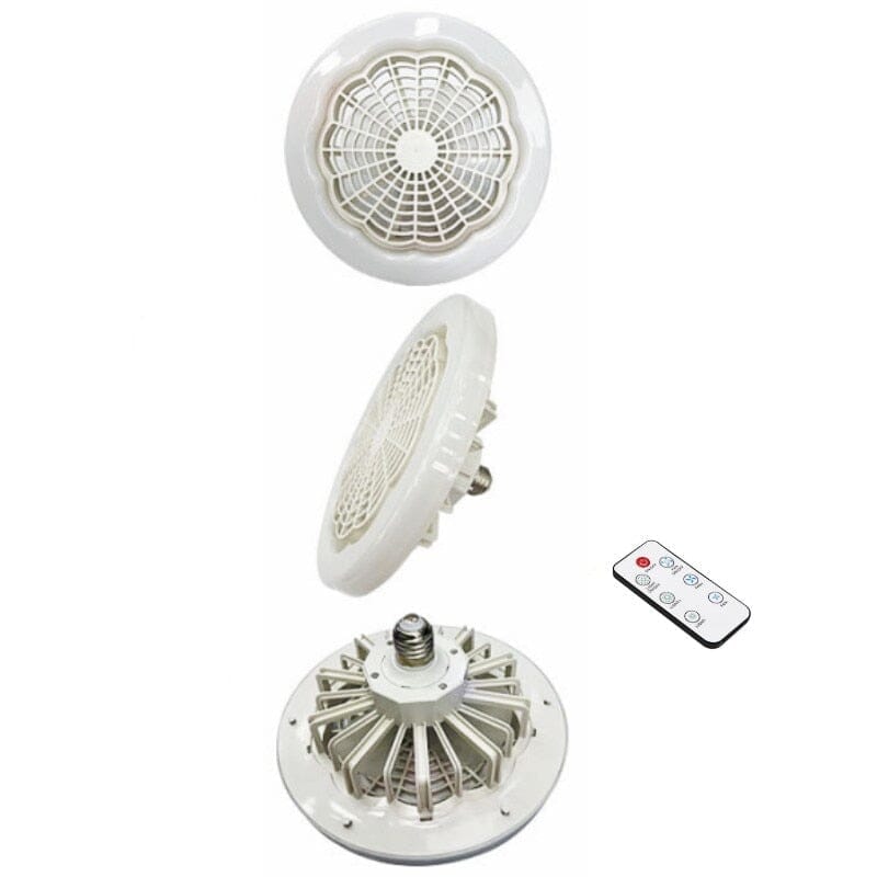 Lâmpada Ventilador Led 2 em 1 com Controle Remoto - BrisaLux