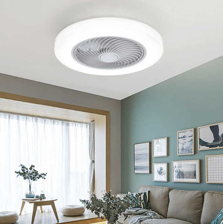 Lâmpada Ventilador Led 2 em 1 com Controle Remoto - BrisaLux