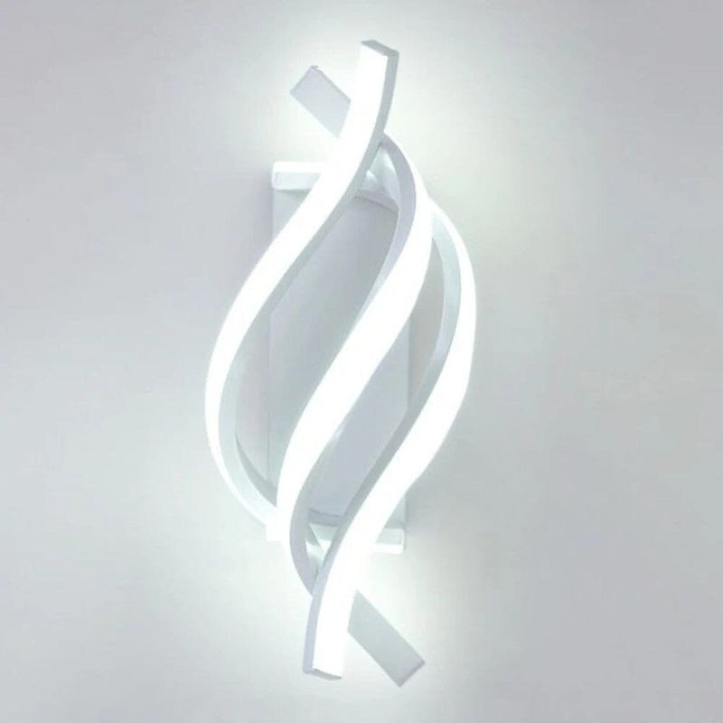 Luminária Arandela de LED para Parede Minimalista - Espiral Triplo Lines