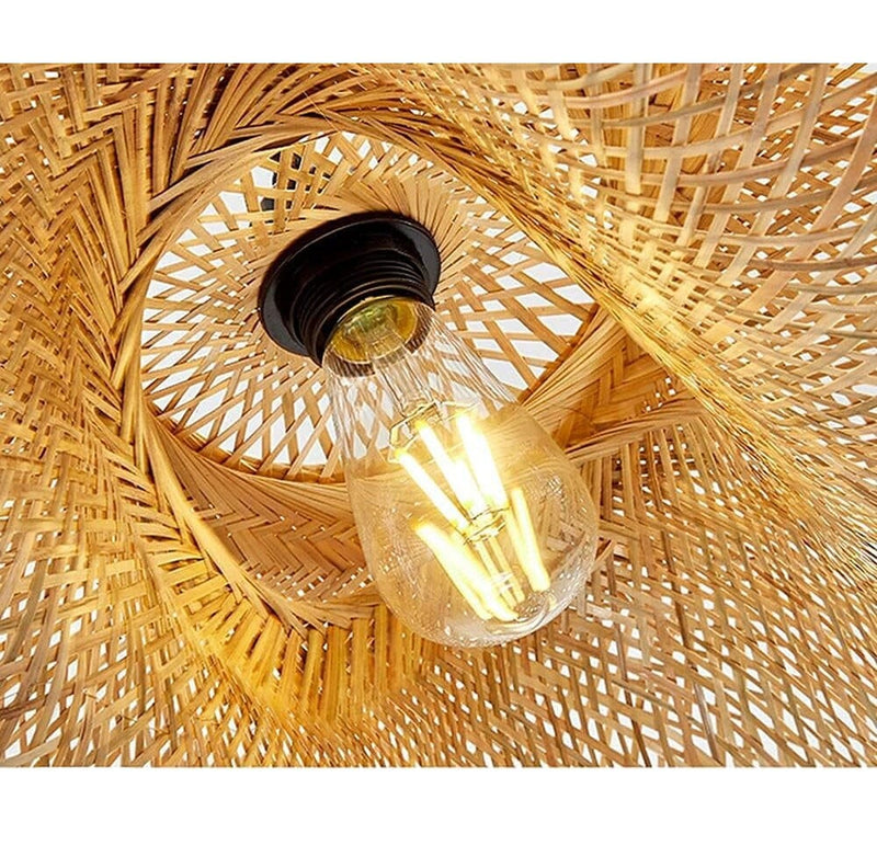 Lustre Pendente de Bambu - Quancim Lux