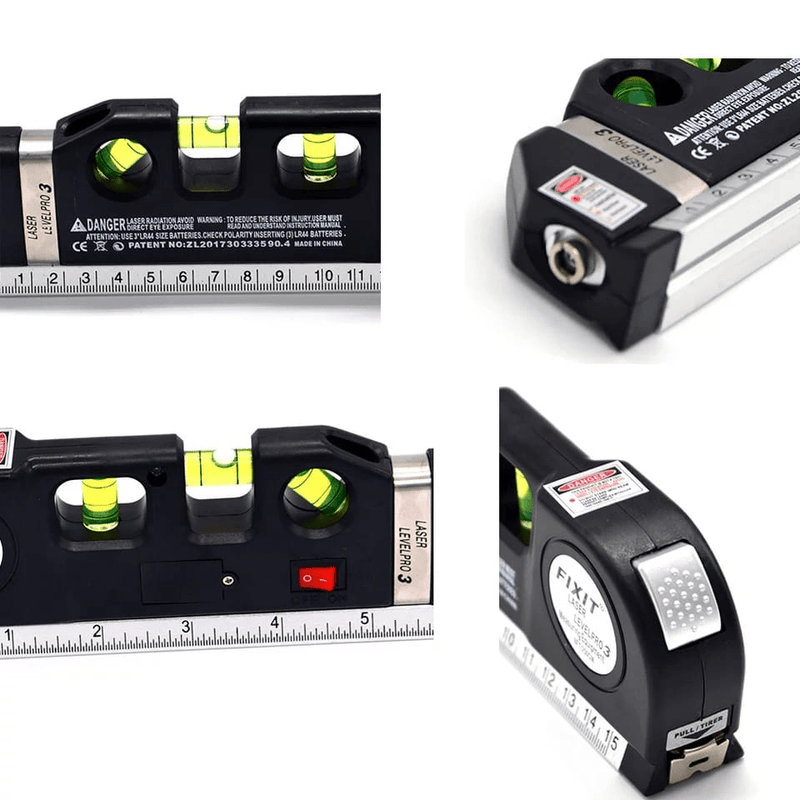 Nível Laser e Trena Profissional 4 em1 - FixLevel