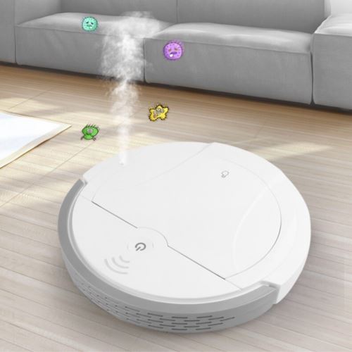 RoboDuster Aspirador de Pó Robô 5 em 1 - Varre, Aspira, Passa Pano, Vaporiza Álcool e Estereliza UV