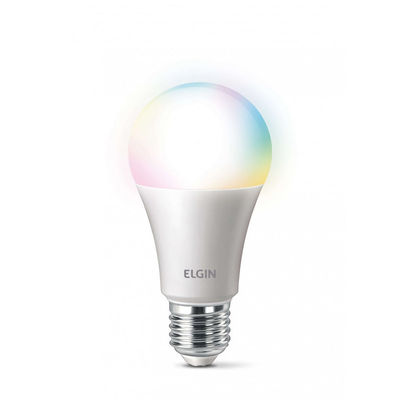 Smart Lâmpada Led Colors, 10w Bivolt Wi-FI - Elgin, compatível com Alexa